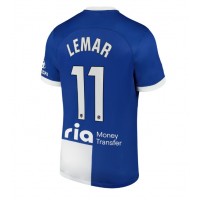 Billiga Atletico Madrid Thomas Lemar #11 Borta fotbollskläder 2023-24 Kortärmad